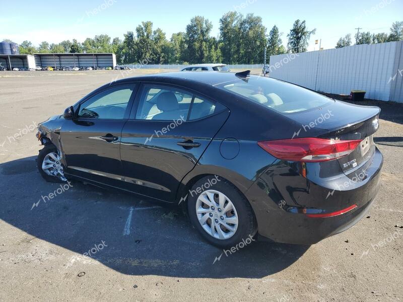 HYUNDAI ELANTRA SE 2017 black  gas 5NPD74LF0HH172113 photo #3