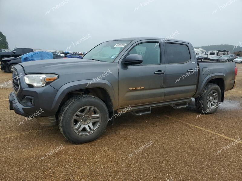 TOYOTA TACOMA DOU 2019 gray  gas 3TMCZ5AN7KM260339 photo #1