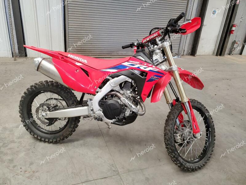 HONDA CRF450 X 2023 red  gas JH2PE091XPK400214 photo #1