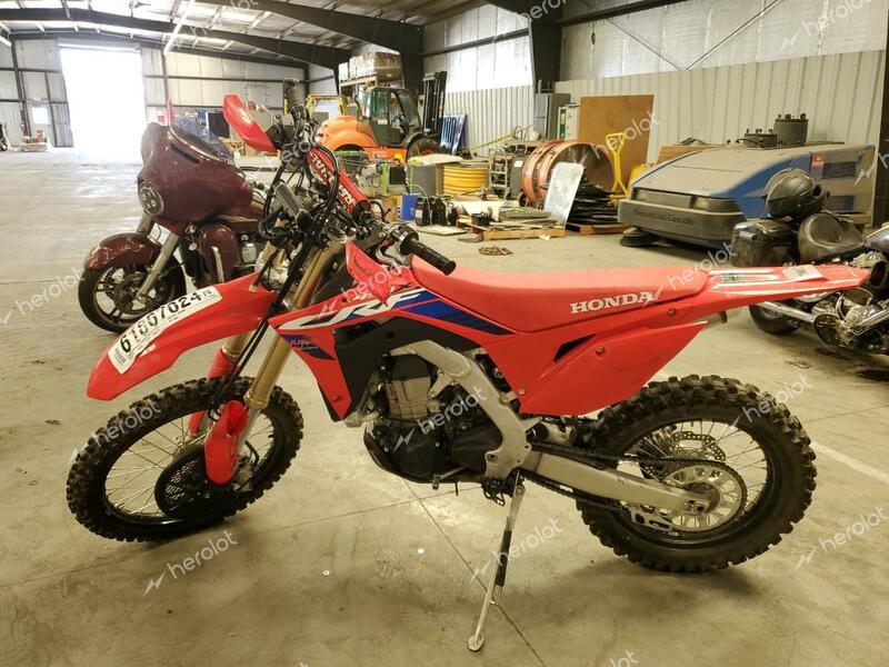 HONDA CRF450 X 2023 red  gas JH2PE091XPK400214 photo #4