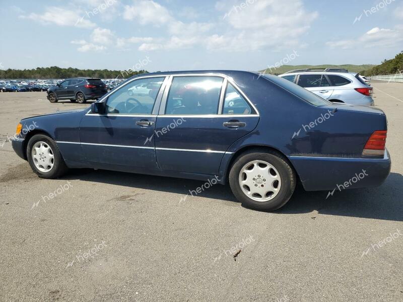 MERCEDES-BENZ 400 SEL 1993 blue  gas WDBGA43E9PA099303 photo #3