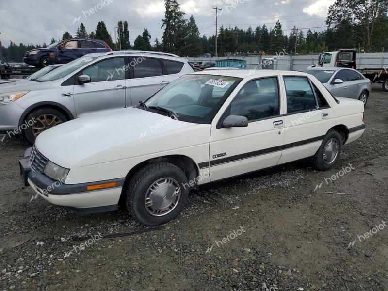 CHEVROLET CORSICA 1988 white  gas 1G1LT5114JY579806 photo #1