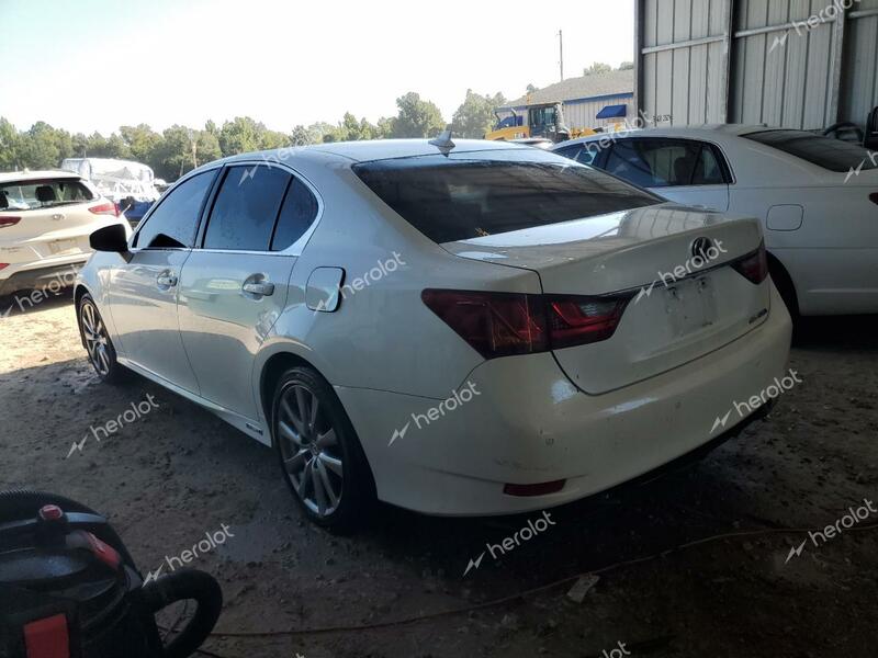 LEXUS GS 450H 2013 white  hybrid engine JTHBS1BL3D5004003 photo #3