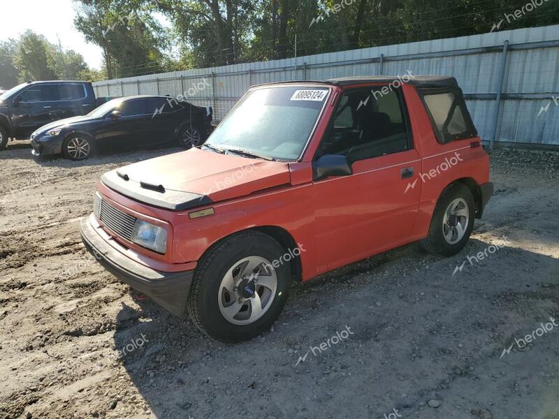 GEO TRACKER 1995 red  gas 2CNBE18U1S6920264 photo #1