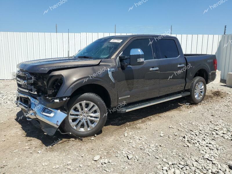 FORD F150 LARIA 2024 black  hybrid engine 1FTFW5LD1RFA66037 photo #1