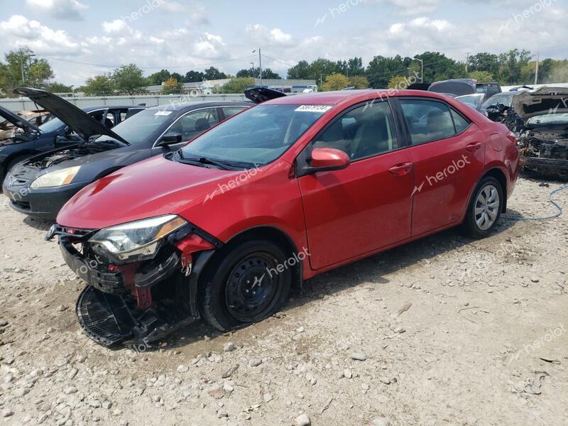 TOYOTA COROLLA L 2015 burgundy  gas 2T1BURHE1FC353752 photo #1