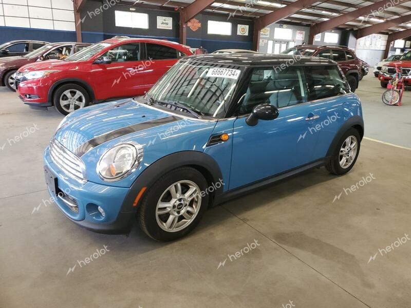 MINI COOPER 2013 blue hatchbac gas WMWSU3C52DT684685 photo #1