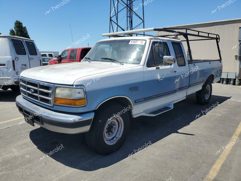 FORD F-250 SUPE 1996 white  gas 1FTHX25H7TEA29138 photo #1