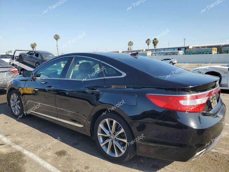 HYUNDAI AZERA 2017 black sedan 4d gas KMHFG4JG9HA589110 photo #3