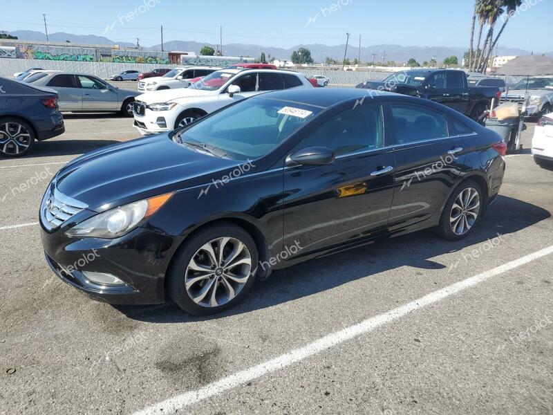 HYUNDAI SONATA SE 2013 black sedan 4d gas 5NPEC4ABXDH688974 photo #1