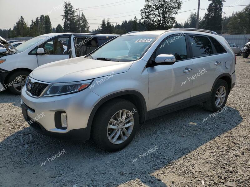 KIA SORENTO LX 2015 silver 4dr spor gas 5XYKT4A61FG630087 photo #1