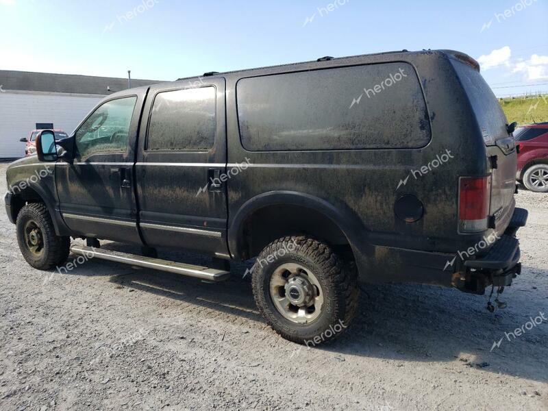 FORD EXCURSION 2005 black  diesel 1FMSU43P35EA84303 photo #3