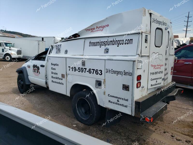 DODGE RAM 4500 S 2009 white chassis diesel 3D6WD66L69G549904 photo #3