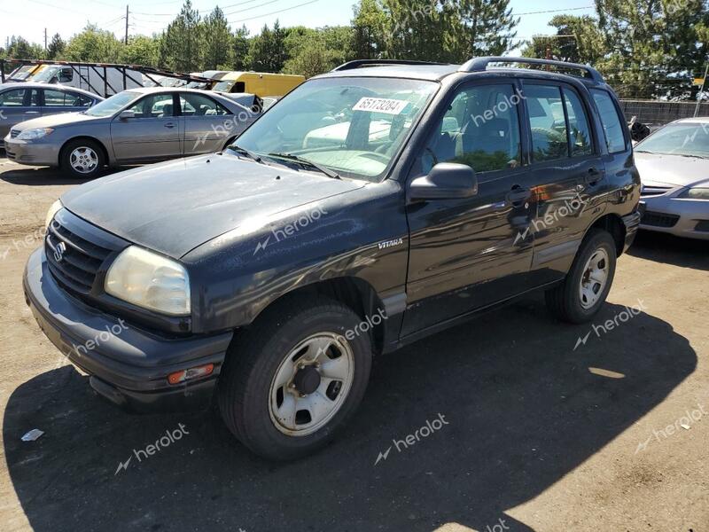 SUZUKI VITARA JLX 2002 black 4dr spor gas 2S3TD52V026109271 photo #1