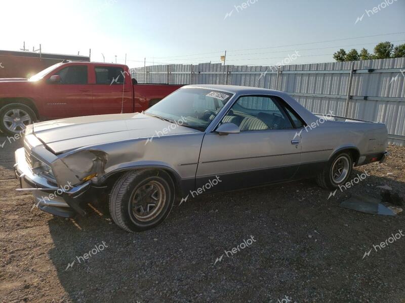 CHEVROLET EL CAMINO 1987 silver  gas 3GCCW80H1HS905822 photo #1