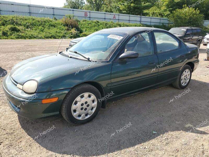 PLYMOUTH NEON HIGHL 1999 green sedan 4d gas 1P3ES47C5XD108902 photo #1