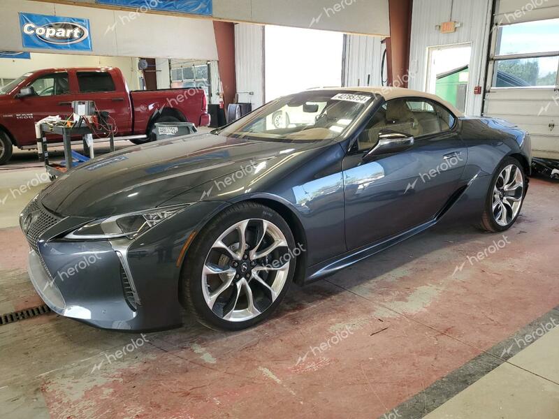 LEXUS LC 500 2021 charcoal  gas JTHKPAAY6MA100231 photo #1