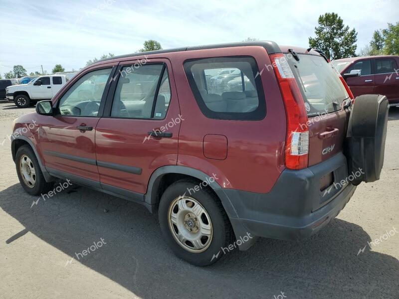 HONDA CR-V LX 2005 maroon  gas JHLRD78585C037441 photo #3