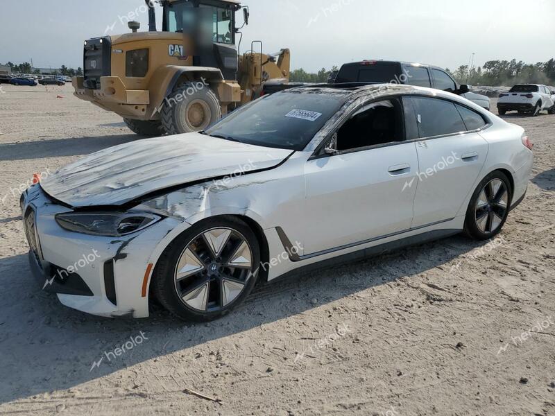 BMW I4 EDRIVE 2023 white  electric WBY73AW00PFN65261 photo #1