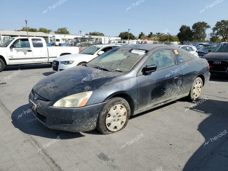 HONDA ACCORD LX 2003 charcoal coupe gas 1HGCM82213A031174 photo #1