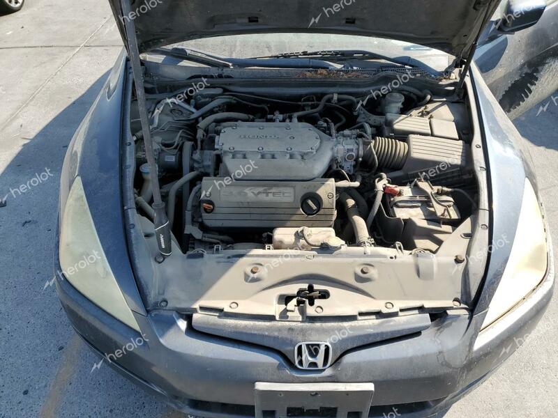 HONDA ACCORD LX 2003 charcoal coupe gas 1HGCM82213A031174 photo #4