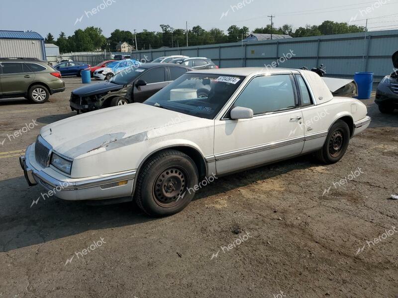 BUICK RIVIERA 1990 white  gas 1G4EZ13C1LU408720 photo #1