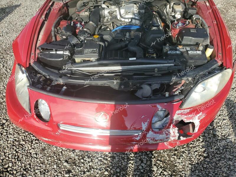 LEXUS SC 400 1997 red  gas JT8CH32Y2V0052312 photo #4