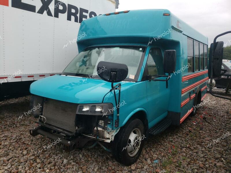 GMC SAVANA CUT 2021 blue  gas 1GD37RB71M1166627 photo #3