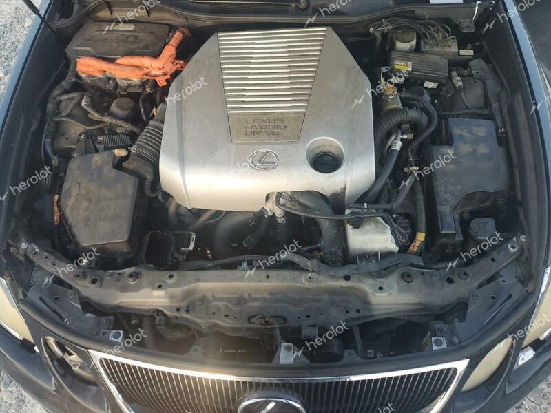 LEXUS GS 450H 2007 black  hybrid engine JTHBC96S475006263 photo #4