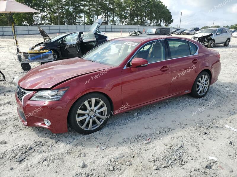 LEXUS GS 450H 2013 red  hybrid engine JTHBS1BL4D5004656 photo #1