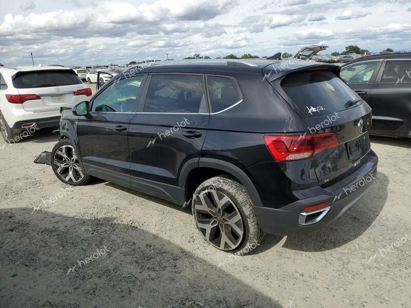 VOLKSWAGEN TAOS SE IQ 2022 black  gas 3VVLX7B24NM018622 photo #3