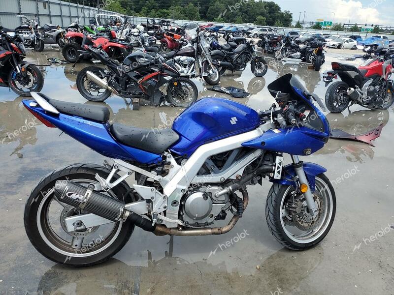 SUZUKI MOTORCYCLE 2004 blue  gas JS1VP53A542100263 photo #1