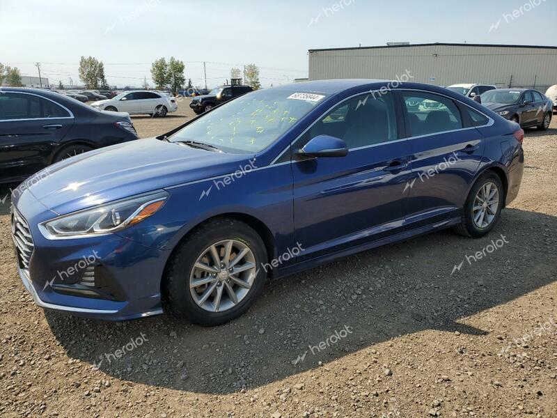 HYUNDAI SONATA SE 2018 blue  gas 5NPE24AF2JH626468 photo #1