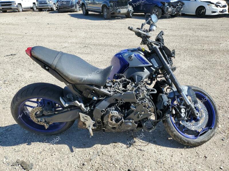 YAMAHA MT09 2021 blue  gas JYARN71E2MA000878 photo #1