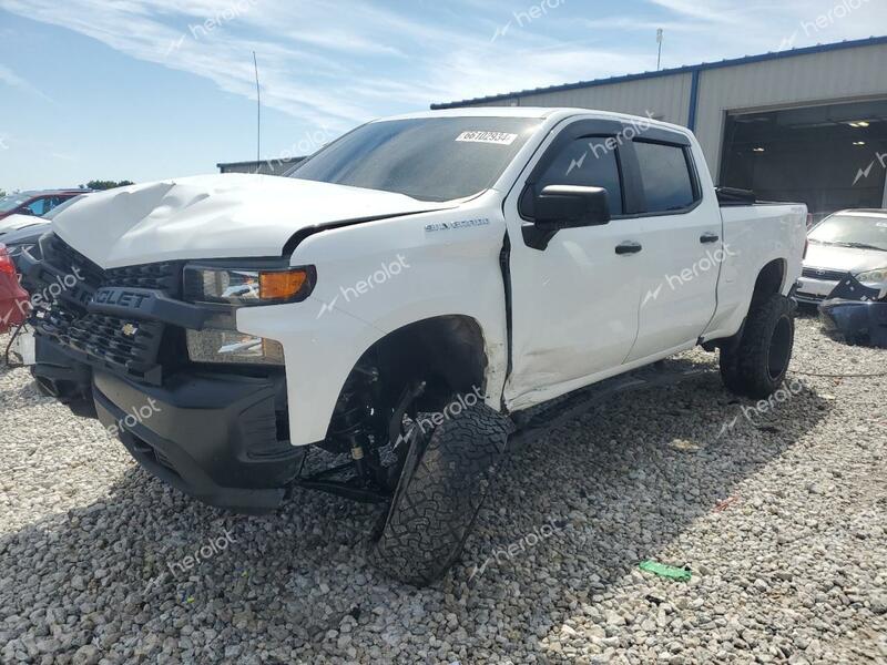 CHEVROLET SILVERADO 2021 white  gas 3GCUYAEF1MG108979 photo #1