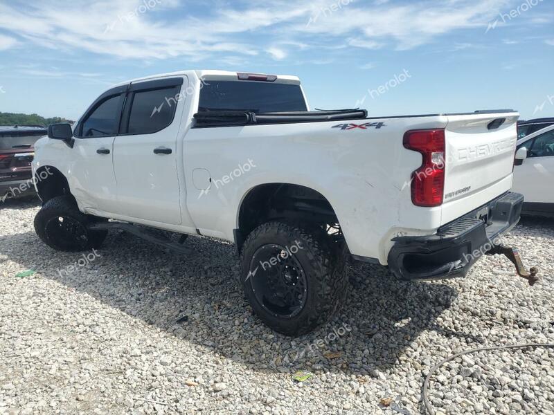 CHEVROLET SILVERADO 2021 white  gas 3GCUYAEF1MG108979 photo #3