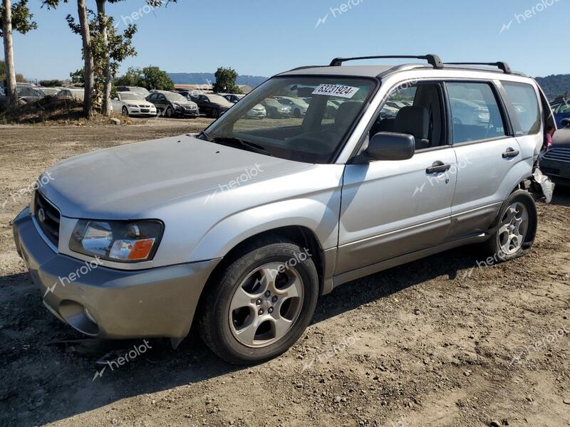 SUBARU FORESTER 2 2003 silver  gas JF1SG65653H763891 photo #1