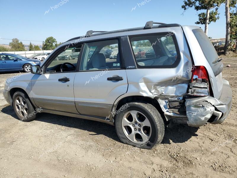 SUBARU FORESTER 2 2003 silver  gas JF1SG65653H763891 photo #3