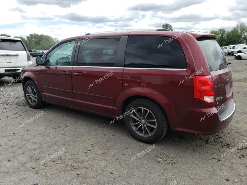 DODGE GRAND CARA 2017 burgundy  flexible fuel 2C4RDGCG4HR749544 photo #3