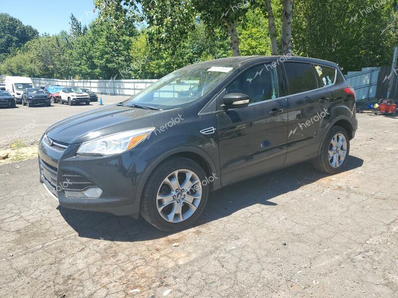 FORD ESCAPE SEL 2013 black  gas 1FMCU9H97DUA34486 photo #1