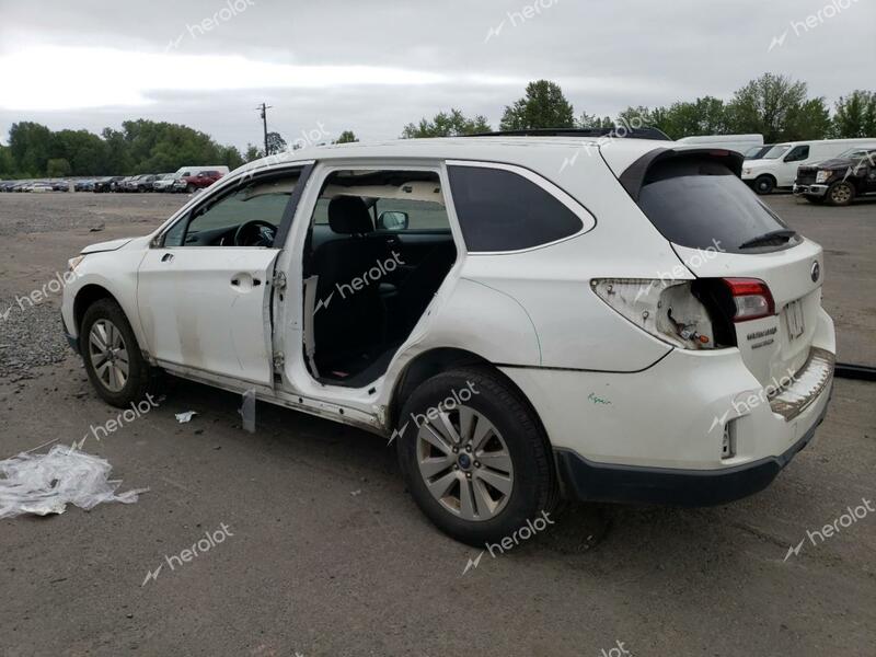 SUBARU OUTBACK 2. 2015 white  gas 4S4BSADC8F3335815 photo #3