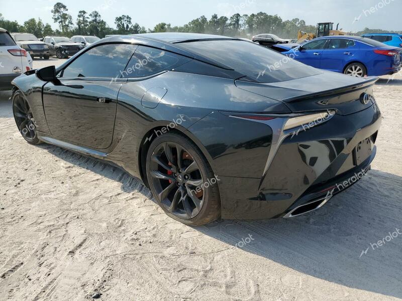 LEXUS LC 500 2018 black  gas JTHHP5AY8JA005294 photo #3