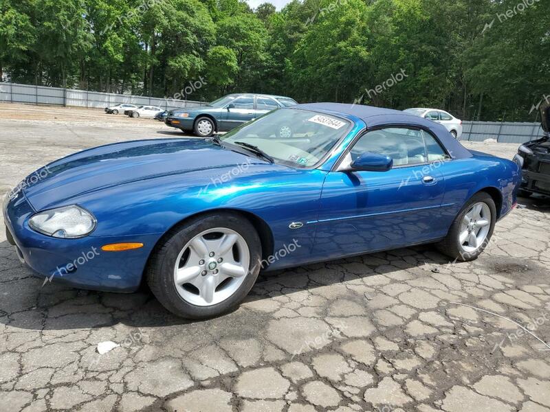 JAGUAR XK8 1997 blue  gas SAJGX2744VC005580 photo #1