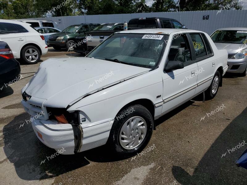 DODGE SPIRIT 1994 white  gas 1B3AA4633RF165711 photo #1