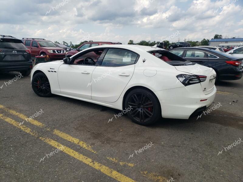 MASERATI GHIBLI MOD 2022 white  gas ZAM57YTM9NX399855 photo #3