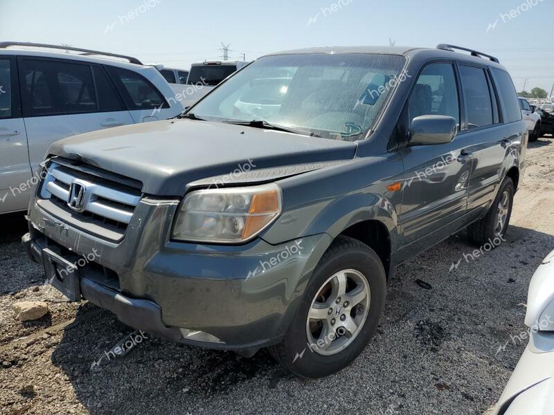 HONDA PILOT EXL 2008 gray  gas 5FNYF18758B031962 photo #1