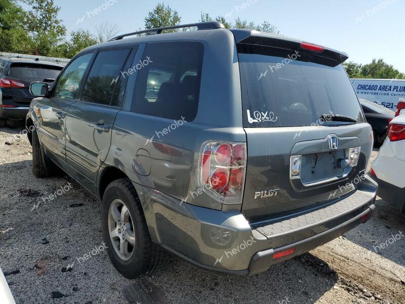 HONDA PILOT EXL 2008 gray  gas 5FNYF18758B031962 photo #3