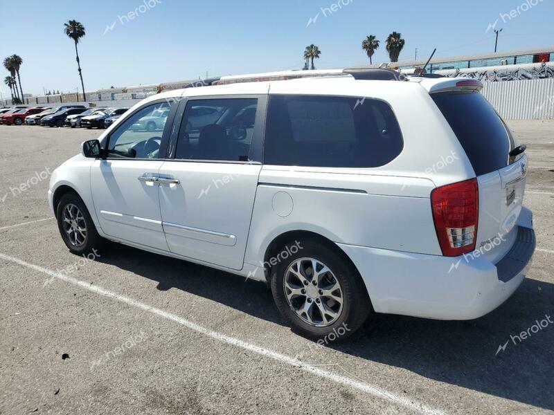 KIA SEDONA EX 2014 white sports v gas KNDMH4C74E6536447 photo #3