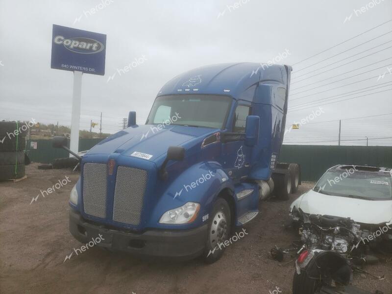 KENWORTH CONSTRUCTI 2018 blue  diesel 1XKYD49X2JJ205897 photo #3