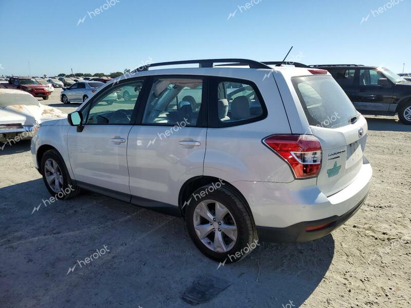 SUBARU FORESTER 2 2015 white  gas JF2SJABC5FH598231 photo #3